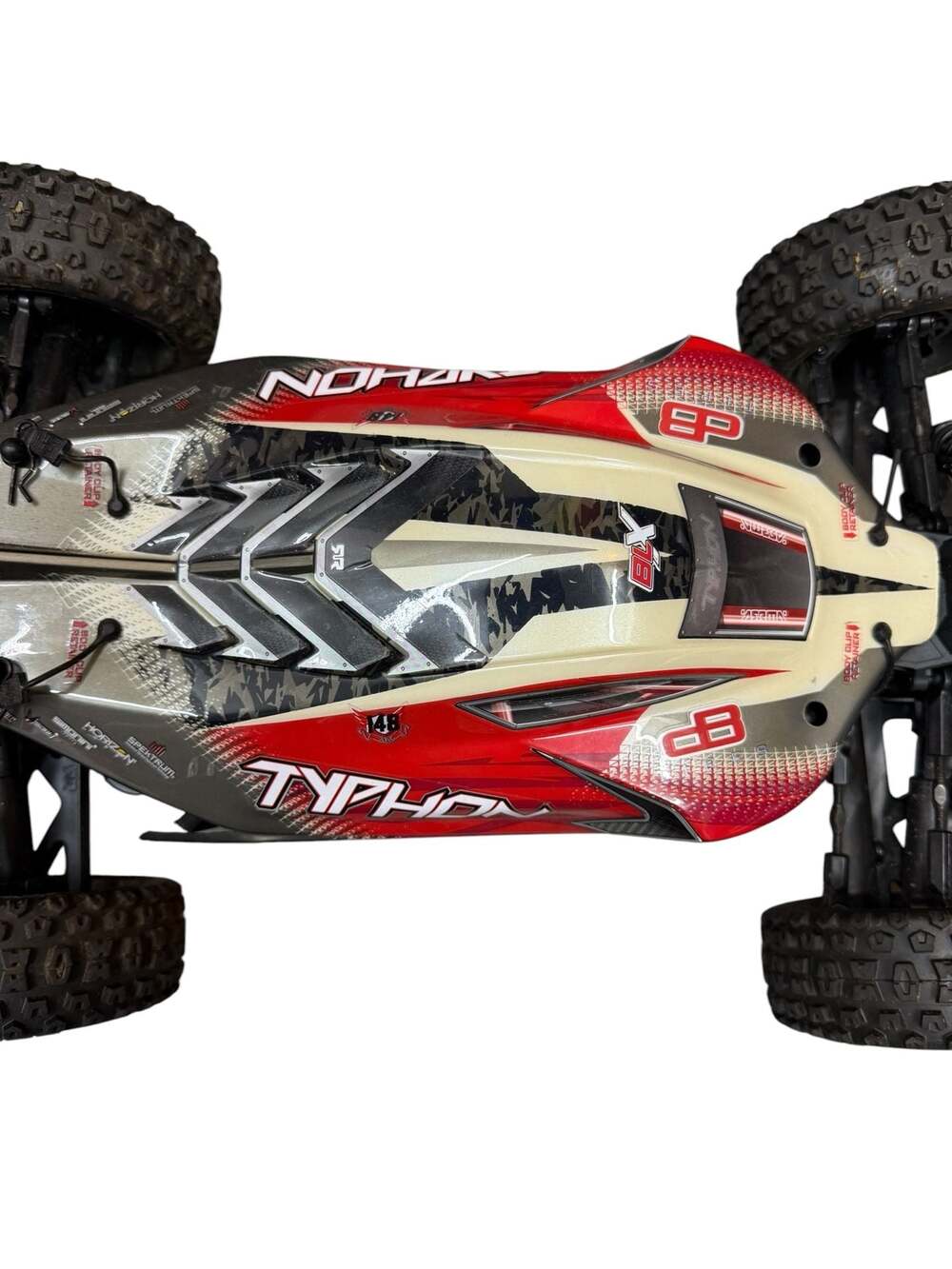 ARRMA Typhon 3S BLX 4x4 Brushless RC Buggy with Spektrum Smart Powerstage Bundle